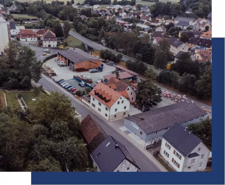 Erdarbeiten auf Baustelle