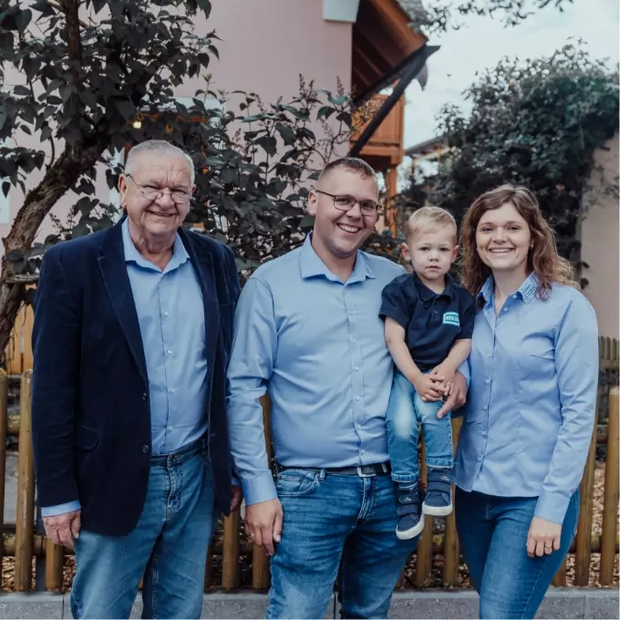 Betonmischer bei der Arbeit